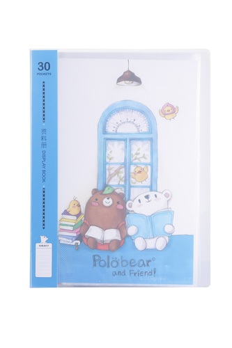Školní pořadač Polo bear A3166 A4 18 mm  Růžová