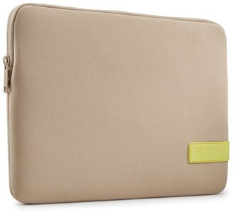 Case Logic Reflect pouzdro na 13" Macbook® REFMB113 - Plaza Taupe/Sunny Lime