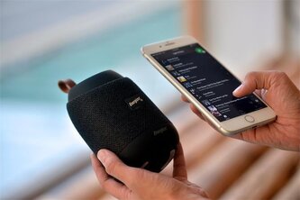 Reproduktor a power banka "BTS061", černá, přenosný, Bluetooth 5.0, ENERGIZER BTS061-B