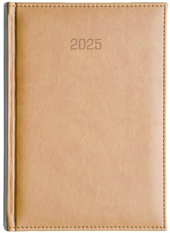 Kalendarz 2025 B5 Dzienny Vivella Beżowy