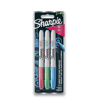 Permanentní popisovač Sharpie Metallic blistr, 3 barvy
