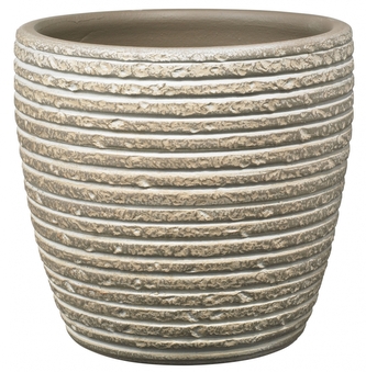 Keramický květináč Porto 14 cm hnědý