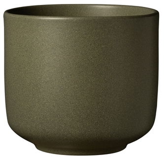 Keramický květináč Bari 19 cm eukalyptus
