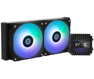 Zalman vodní chladič ALPHA2 A24 Black / 2 x 120 mm / PWM / ARGB  / černý
