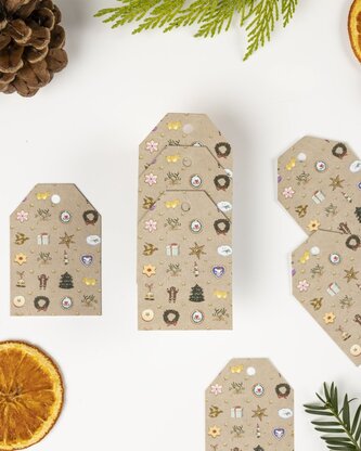 Be Nice vánoční jmenovky Vánoční pohádka 9ks