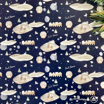 Be Nice Nebeský vánoční balicí papír - 5 ks