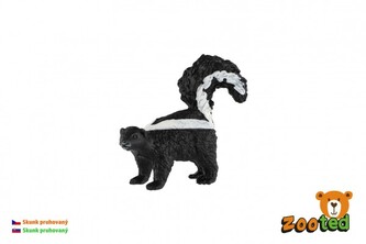 Skunk pruhovaný zooted plast 5cm
