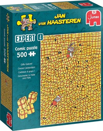 JUMBO Puzzle JvH Expert 4: Spousta dárků 500 dílků