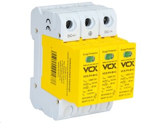 Přepěťová ochrana VCX DC PV-B+C třída T1T2 (B+C) 3P 1200V 12.5kA Professional GOLD