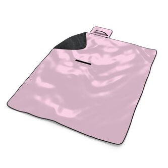 Plážová deka Bledě růžová: 200x140 cm