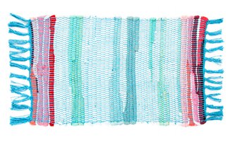 Prostírání | FEROZ | modrá s třásněmi | 30x45 cm | 889948 Homla