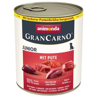 Konzerva Animonda Grand Carno Junior s krůtím masem 800g