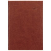 Diář denní A5 - Viva hnědá 2025, 14,8 × 21 cm