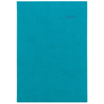 Diář denní A5 - Viva tyrkysová 2025, 14,8 × 21 cm