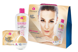 Dermacol 3D Hyaluron Therapy denní pleťová péče 50 ml + čisticí micelární voda 400 ml