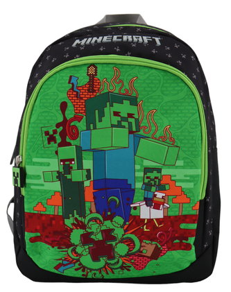 Školní batoh Minecraft: Creeper (objem 17 litrů|28 x 38 x 16 cm)