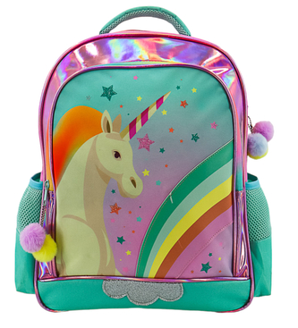 Školní batoh Unicorn|Jednorožec: Pom Pom (objem 30 litrů|37 x 41 x 20 cm)