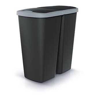 odpadkové koše COMPACTA Q DUO NDAB45 černý