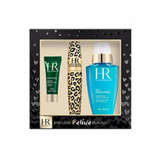 Helena Rubinstein Lash Queen řasenka Lash Queen Feline Blacks 7,2 ml + oční péče Powercell 3 ml + odličovací přípravek All Mascaras 50 ml