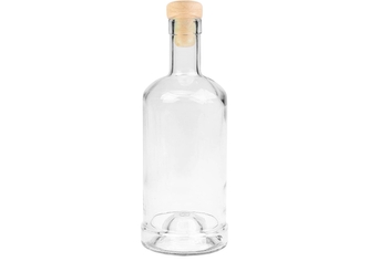 Láhev sklo  500ml CYLINDER se zátkou
