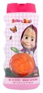 Disney Masha and The Bear sprchový gel 450 ml + mycí houba