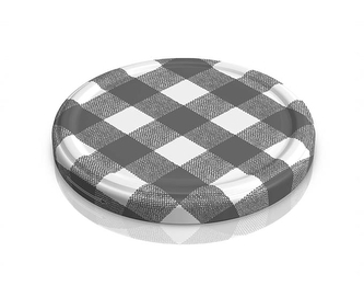 Víčko ¤82mm Twist 10ks  KÁRY šedá