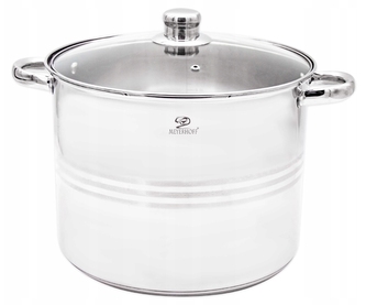 Hrnec nerez ¤32x24,5cm 17L  STOCK skleněná poklice