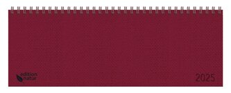Tischkalender quer Professional Premium 2025 rot