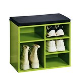 KESPER Botník s lavicí zelený 51,5 x 48 x 29,5 cm