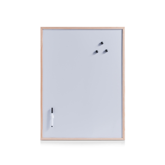 ZELLER Magnetická tabule, dřevěný rám 60x80cm