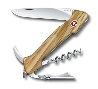 Victorinox 0.9701.64 Wine Master multifunkčný nôž 130 mm, olivové drevo, 6 funkcií