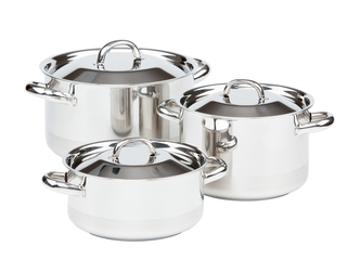 KOLIMAX KLASIK Sada nádobí s kovovými poklicemi, 6 dílů