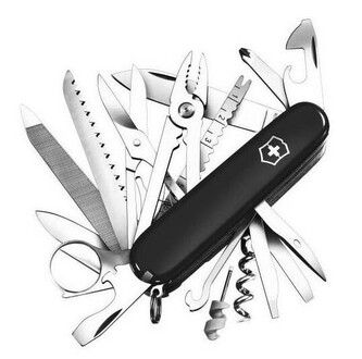 Victorinox 1.6795.3 SwissChamp multifunkčný nôž 91 mm, čierna, 33 funkcií