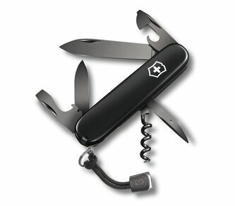 Victorinox 1.3603.31P Spartan Onyx Black multifunkčný nôž 91 mm, čierna, 13 funkcií