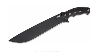 CRKT CR-K910KKP CHANCEINHELL™ Machete Blackout mačeta 30cm, čierna, TPR, polypropylén, puzdro nylon