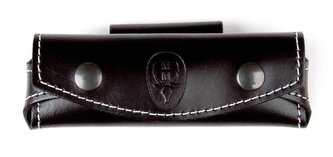 Muela F/CART.N Black čierne kožené puzdro, 45 x 120 mm