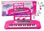 Pianinko elektryczne 36 melodii różowe