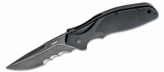 CRKT CR-K800KKP Shenanigan™ Black vreckový nôž s asistenciu 8,5 cm, celočierny, GRN