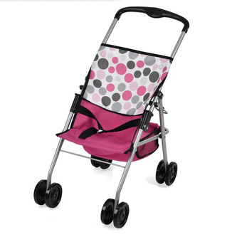 Golfové hole růžové, puntíky