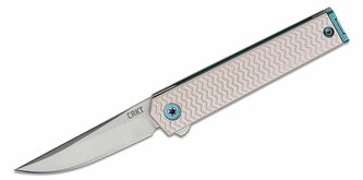 CRKT CR-7081 CEO Microflipper Drop Point vreckový nôž 6 cm, hliník