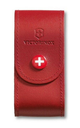 Victorinox 4.0521.1 kožené puzdro 91mm červená