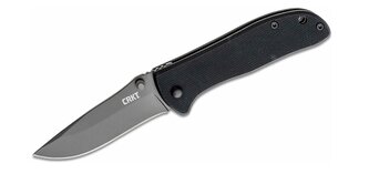CRKT CR-6450K DRIFTER BLACK vreckový nôž 7,3 cm, šedá, čierna, G10