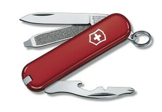 Victorinox 0.6163 Rally Red multifunkčný nôž 58 mm, červená, 9 funkcií