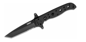 CRKT CR-M16-10KSF M16® - 10KSF taktický vreckový nôž 7,6 cm, celočierny, nerezová oceľ, záštita