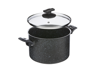 KOLIMAX BLACK GRANITEC hrnec s poklicí 22cm 5,5l