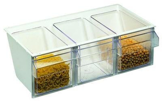 WESTMARK Zásobník se 3 kuchyňskými násypkami "Milano"