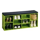 KESPER Botník s lavicí zelený 103,5 x 48 x 29,5 cm