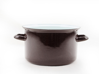 BELIS/SFINX Smaltovaný hrnec STANDARD hnědý 20 cm, 3,6l