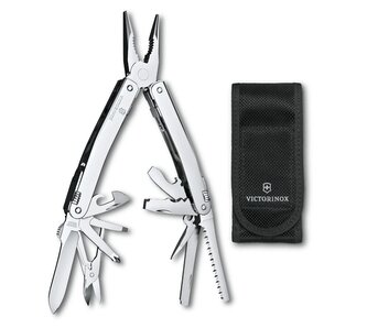 Victorinox 3.0224.MN SwissTool Spirit X Silver multifunkčný nástroj 105mm 24 funkcií, nylonové puzdr