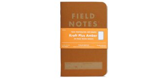 Field Notes FNC-57a Kraft Plus Amber poznámkový blok, oranžová/jantárová, 48 strán, 2-balenie